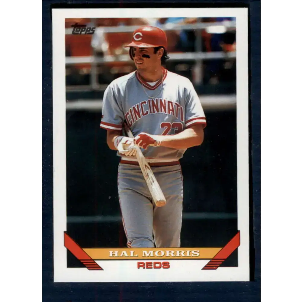1993 Topps #546 Hal Morris NM-MT Cincinnati Reds Baseball Card - Baseball Card Single