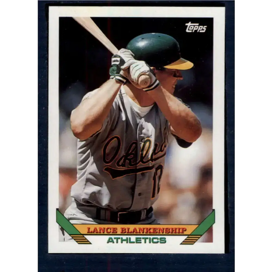 1993 Topps #548 Lance Blankenship NM-MT Oakland Athletics Baseball Card