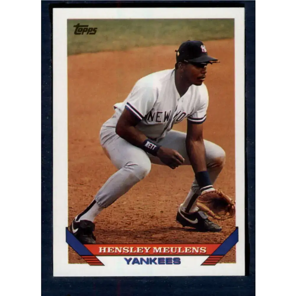 1993 Topps #549 Hensley Meulens NM-MT New York Yankees Baseball Card - Baseball Card Single