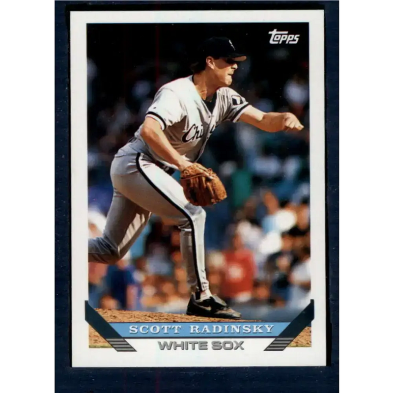 1993 Topps #550 Scott Radinsky NM-MT Chicago White Sox Baseball Card - Baseball Card Single