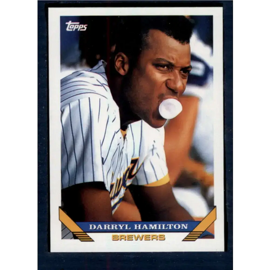 1993 Topps #556 Darryl Hamilton NM-MT Milwaukee Brewers Baseball Card
