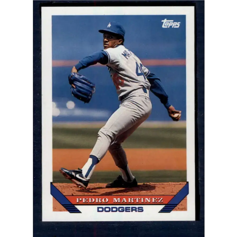 1993 Topps #557 Pedro Martinez NM-MT Los Angeles Dodgers Baseball Card - Baseball Card Single