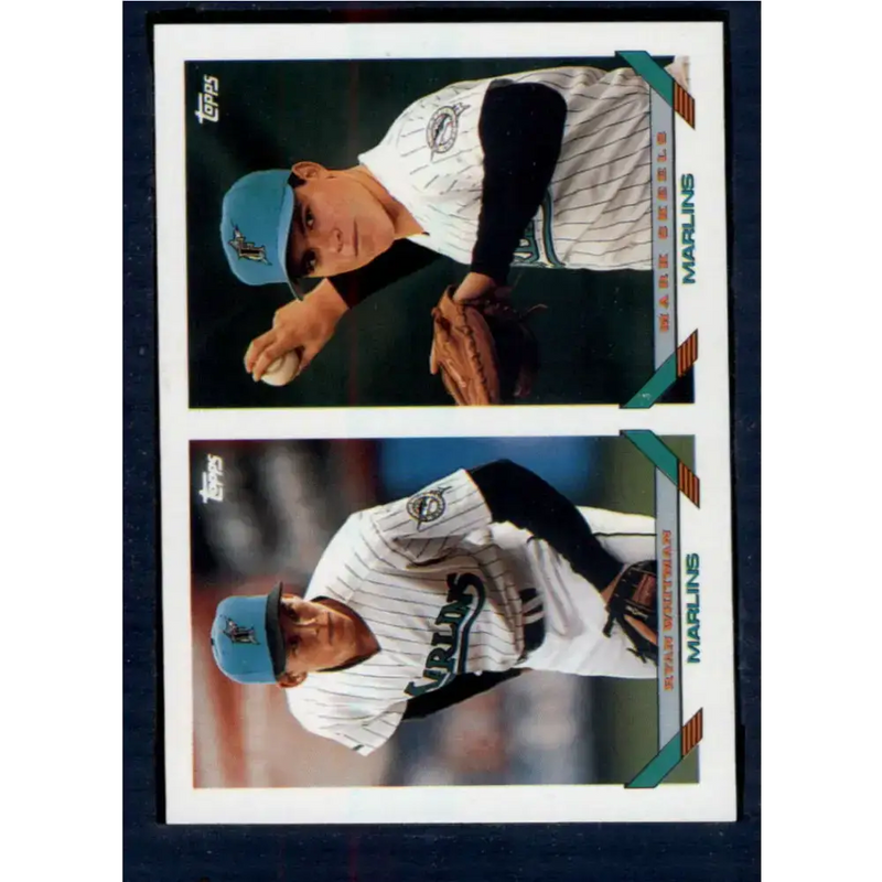 1993 Topps #558 Ryan Whitman/Mark Skeels NM-MT RC Rookie Florida Marlins Baseball Card - Baseball Card Single