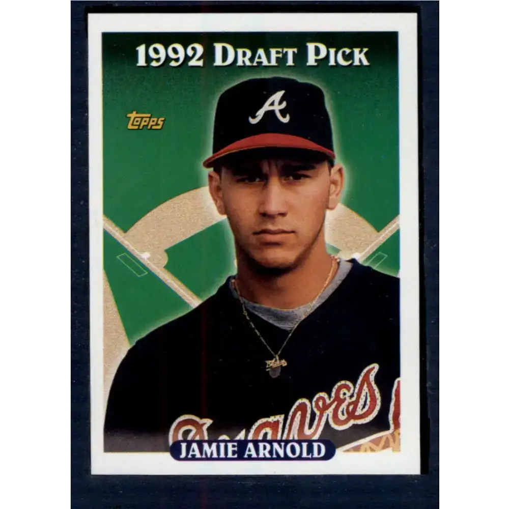 1993 Topps #559 Jamie Arnold NM-MT RC Rookie Atlanta Braves Baseball Card - Baseball Card Single