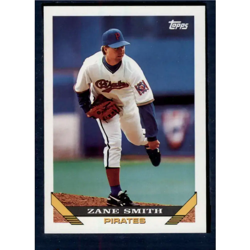 1993 Topps #560 Zane Smith NM-MT Pittsburgh Pirates Baseball Card - Baseball Card Single