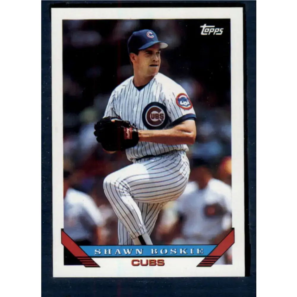 1993 Topps #563 Shawn Boskie NM-MT Chicago Cubs Baseball Card - Baseball Card Single