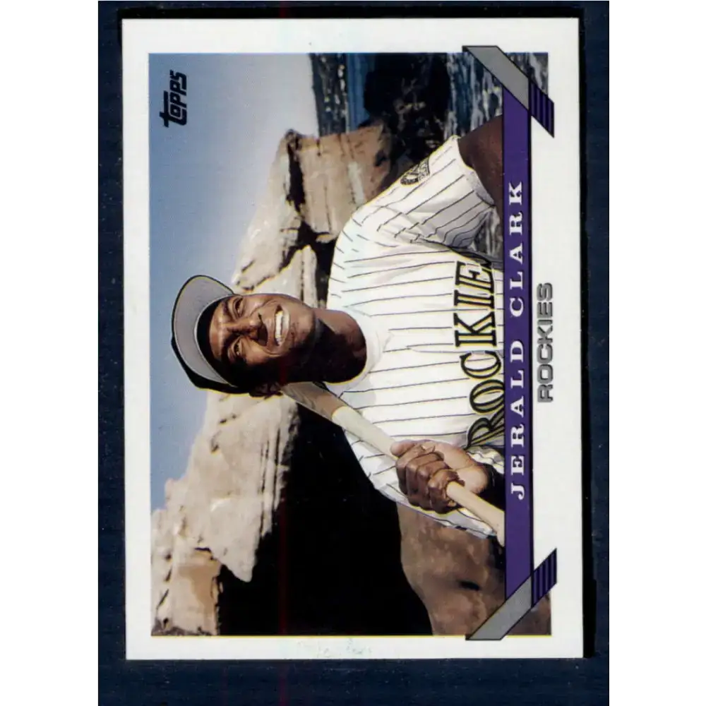 1993 Topps #565 Jerald Clark NM-MT Colorado Rockies Baseball Card - Baseball Card Single