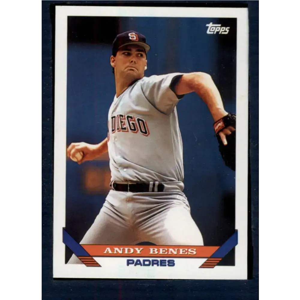 1993 Topps #568 Andy Benes NM-MT San Diego Padres Baseball Card - Baseball Card Single