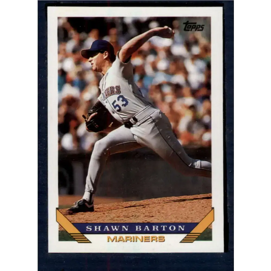 1993 Topps #569 Shawn Barton NM-MT RC Rookie Seattle Mariners Baseball Card
