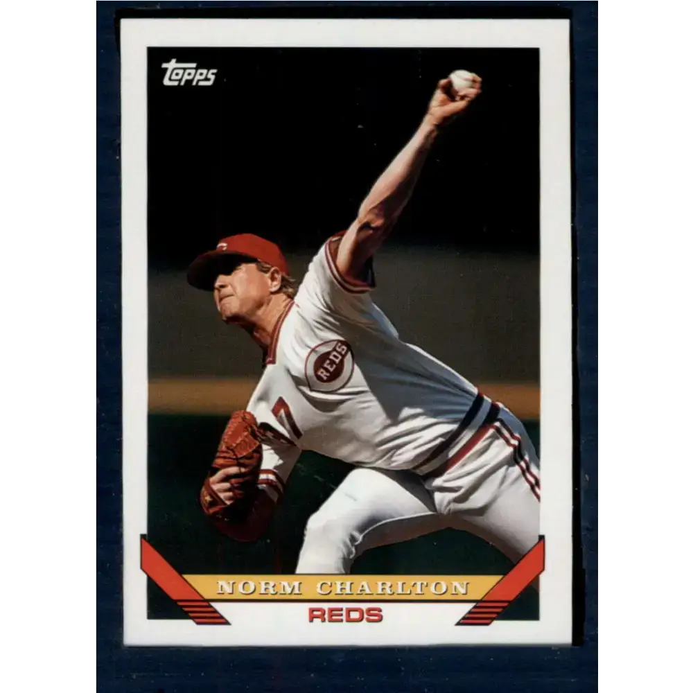 1993 Topps #57 Norm Charlton NM-MT Cincinnati Reds Baseball Card - Baseball Card Single
