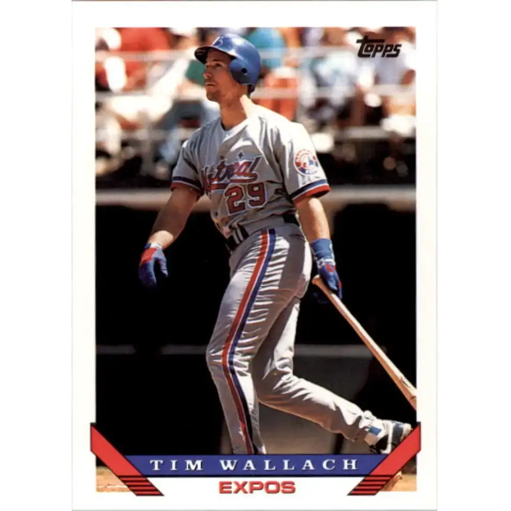 1993 Topps #570 Tim Wallach NM-MT Montreal Expos Baseball Card - Baseball Card Single