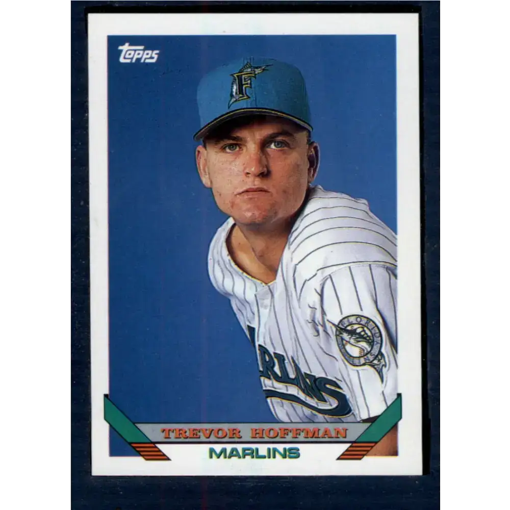 1993 Topps #572 Trevor Hoffman NM-MT Florida Marlins Baseball Card - Baseball Card Single