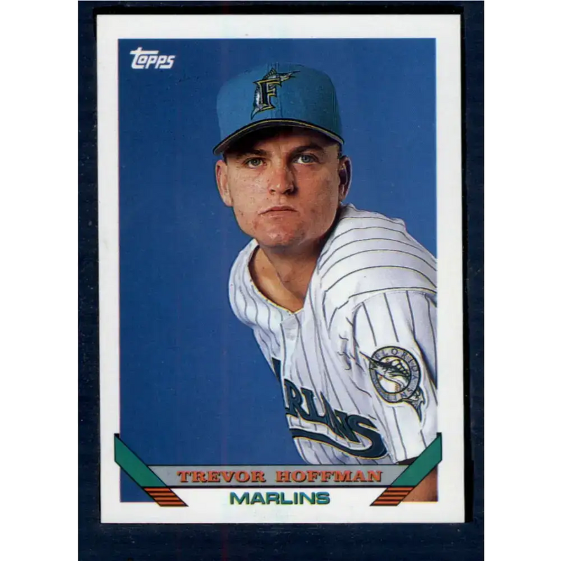 1993 Topps #572 Trevor Hoffman NM-MT Florida Marlins Baseball Card - Baseball Card Single