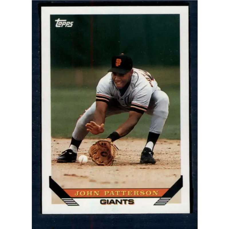 1993 Topps #573 John Patterson NM-MT San Francisco Giants Baseball Card - Baseball Card Single