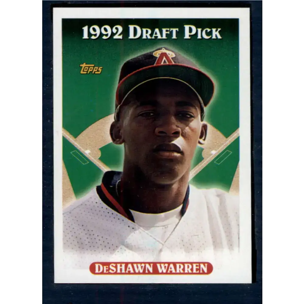 1993 Topps #574 DeShawn Warren NM-MT RC Rookie California Angels Baseball Card - Baseball Card Single
