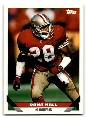 1993 Topps #575 Dana Hall - Football Card Single