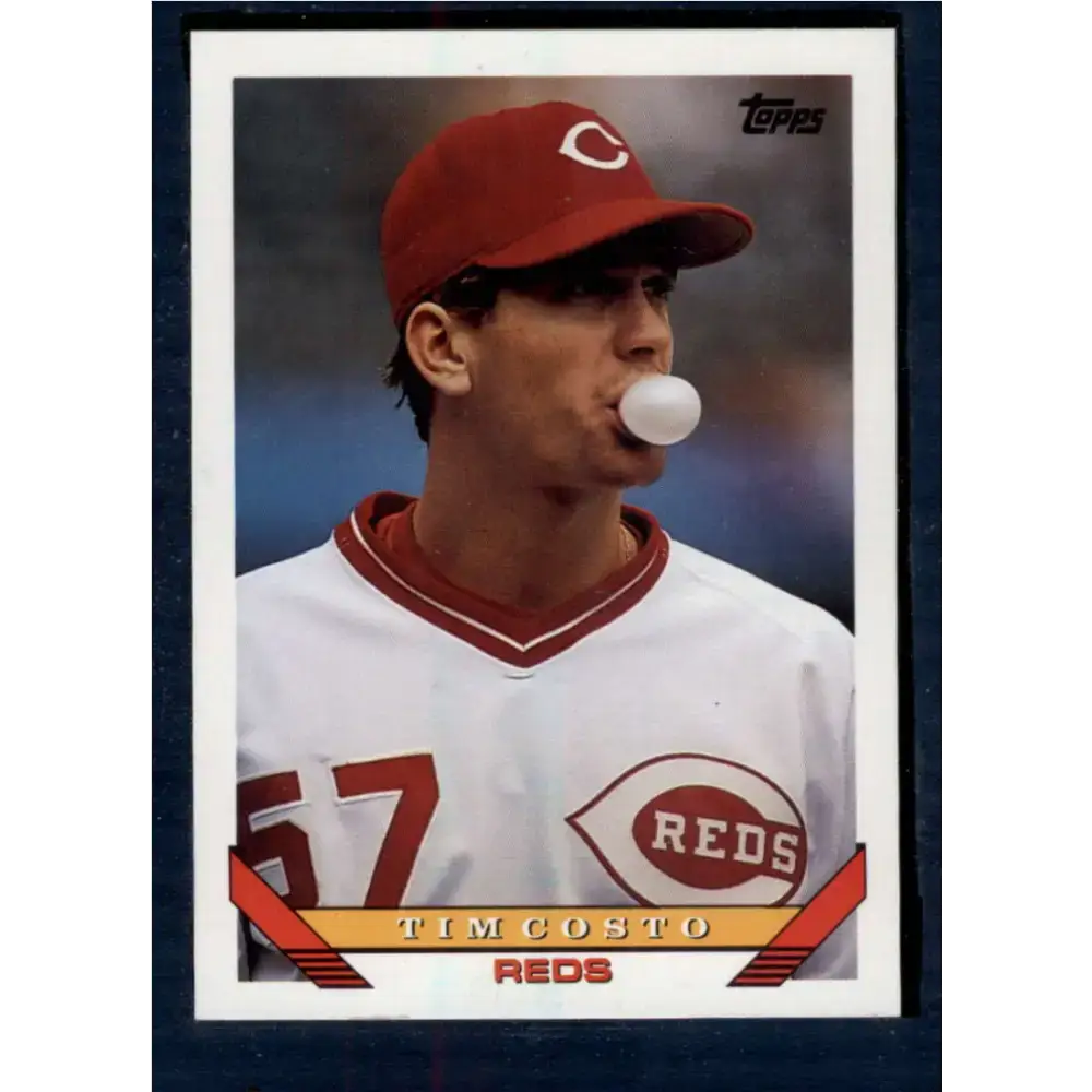 1993 Topps #577 Tim Costo NM-MT Cincinnati Reds Baseball Card - Baseball Card Single