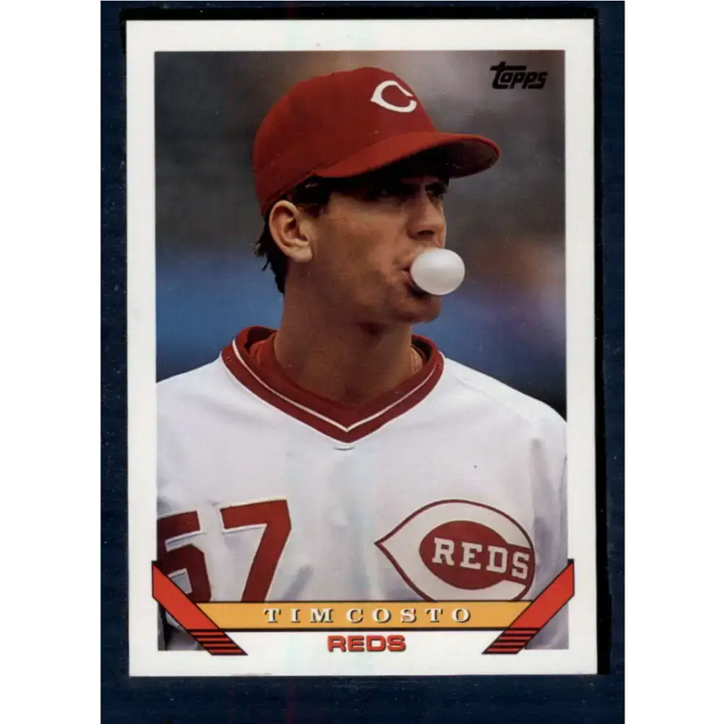 1993 Topps #577 Tim Costo NM-MT Cincinnati Reds Baseball Card - Baseball Card Single