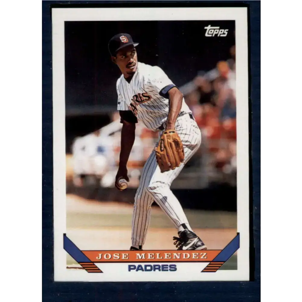 1993 Topps #58 Jose Melendez NM-MT San Diego Padres Baseball Card - Baseball Card Single