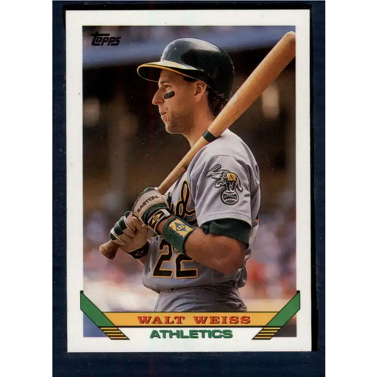 1993 Topps #580 Walt Weiss NM-MT Oakland Athletics Baseball Card