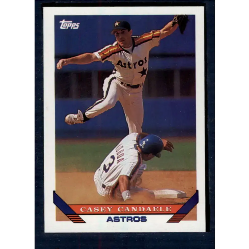 1993 Topps #584 Casey Candaele NM-MT Houston Astros Baseball Card - Baseball Card Single