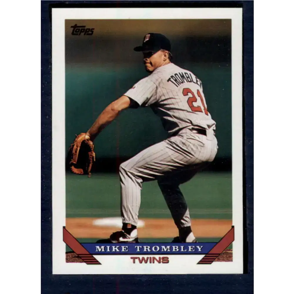 1993 Topps #588 Mike Trombley NM-MT Minnesota Twins Baseball Card