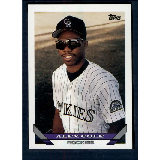 1993 Topps #591 Alex Cole NM-MT Colorado Rockies Baseball Card
