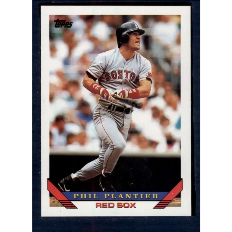 1993 Topps #592 Phil Plantier NM-MT Boston Red Sox Baseball Card - Baseball Card Single