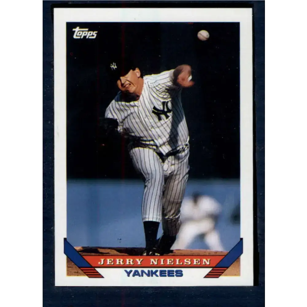 1993 Topps #594 Jerry Nielsen NM-MT New York Yankees Baseball Card - Baseball Card Single