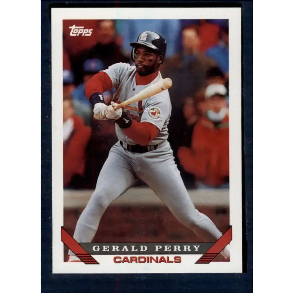 1993 Topps #597 Gerald Perry NM-MT St. Louis Cardinals Baseball Card - Baseball Card Single