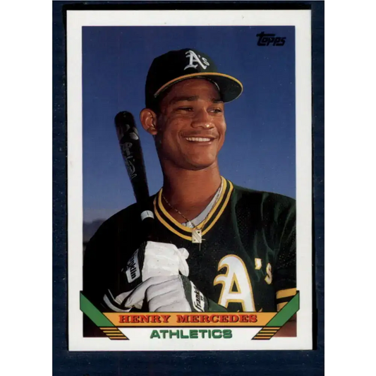 1993 Topps #602 Henry Mercedes NM-MT Oakland Athletics Baseball Card