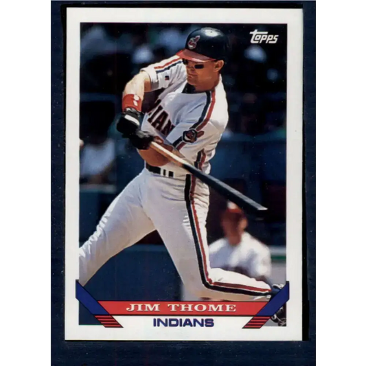 1993 Topps #603 Jim Thome NM-MT Cleveland Indians Baseball Card - Baseball Card Single