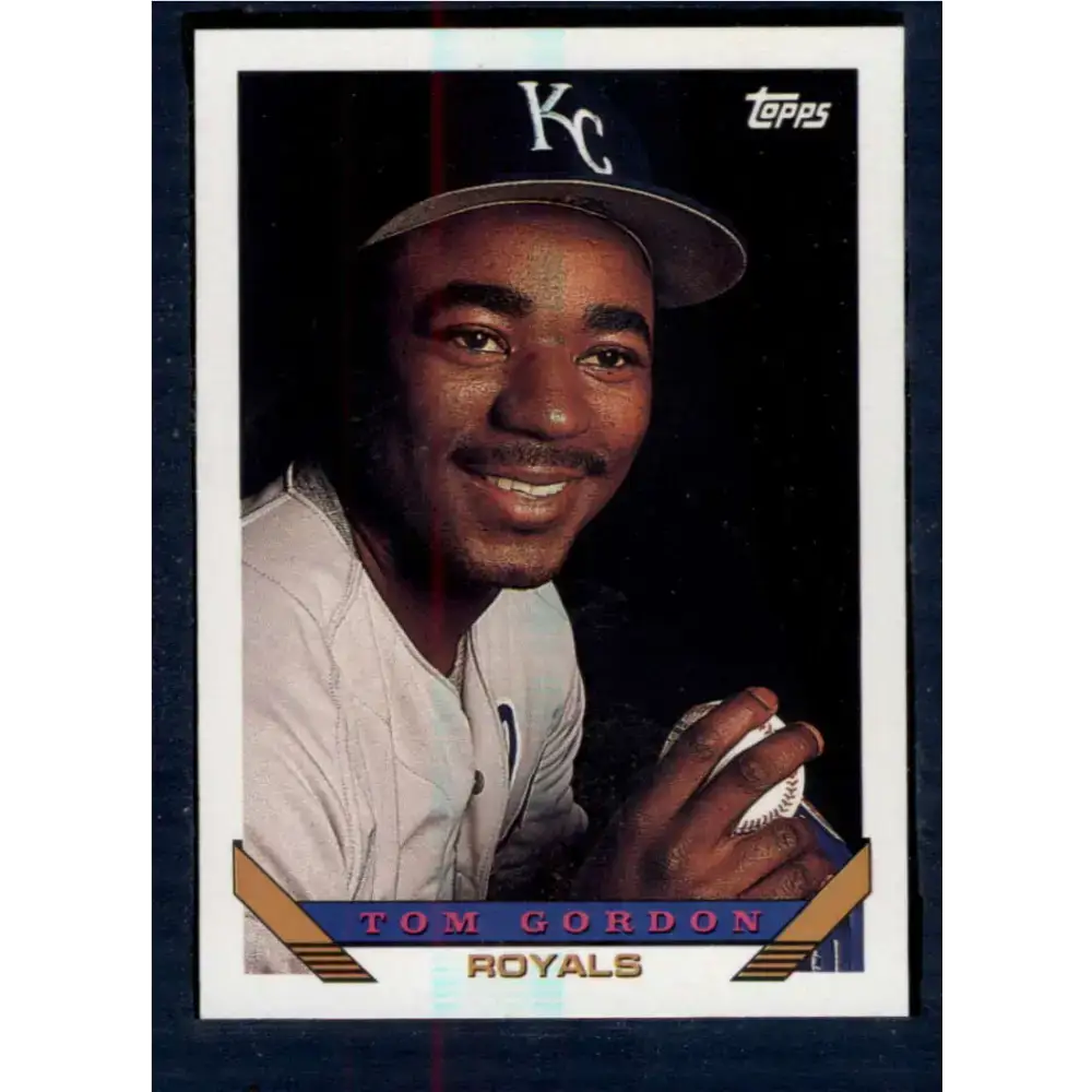 1993 Topps #611 Tom Gordon NM-MT Kansas City Royals Baseball Card - Baseball Card Single