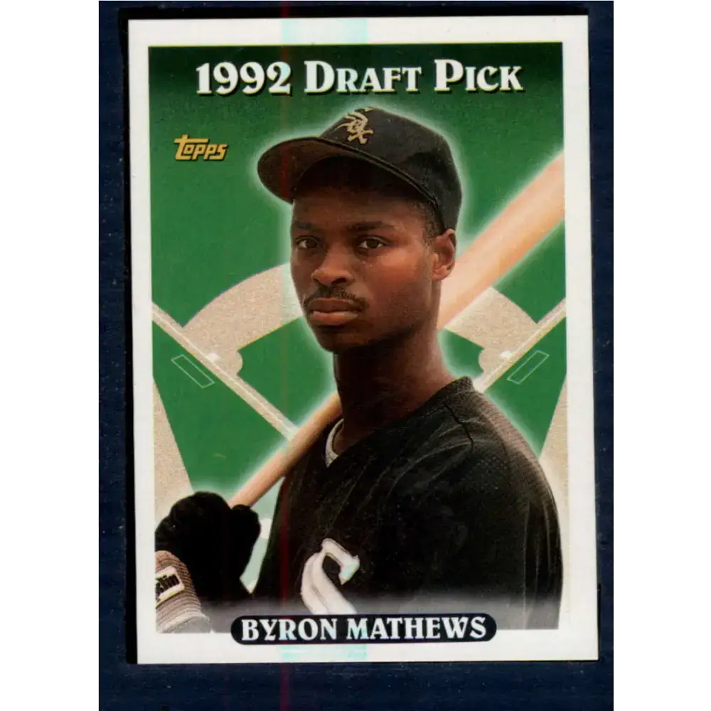1993 Topps #612 Byron Mathews NM-MT RC Rookie Chicago White Sox Baseball Card - Baseball Card Single
