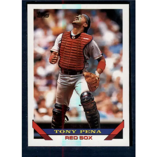 1993 Topps #618 Tony Pena NM-MT Boston Red Sox Baseball Card - Baseball Card Single