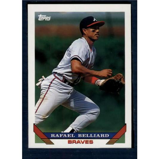 1993 Topps #62 Rafael Belliard NM-MT Atlanta Braves Baseball Card