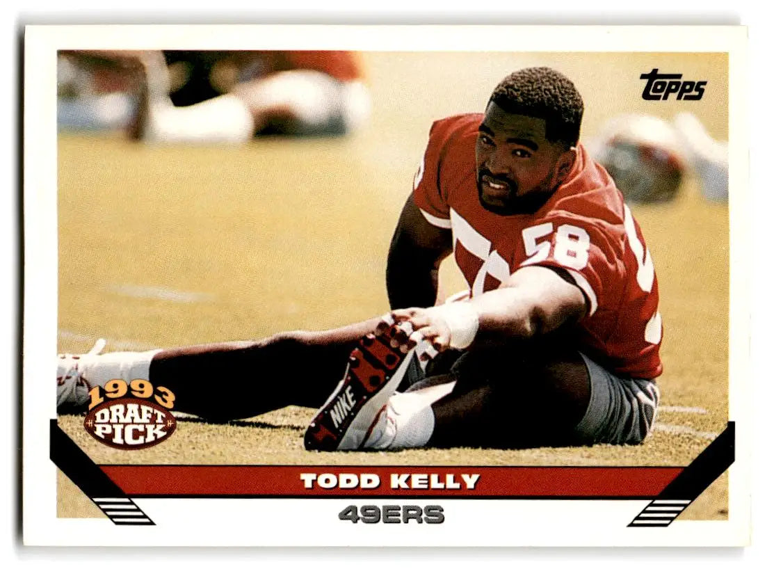 1993 Topps #622 Todd Kelly - Football Card Single