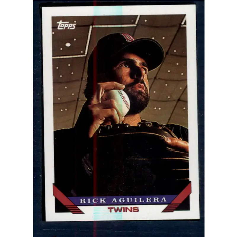 1993 Topps #625 Rick Aguilera NM-MT Minnesota Twins Baseball Card - Baseball Card Single