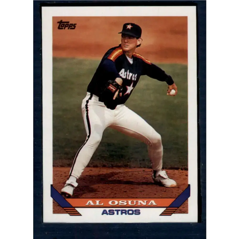 1993 Topps #63 Al Osuna NM-MT Houston Astros Baseball Card - Baseball Card Single