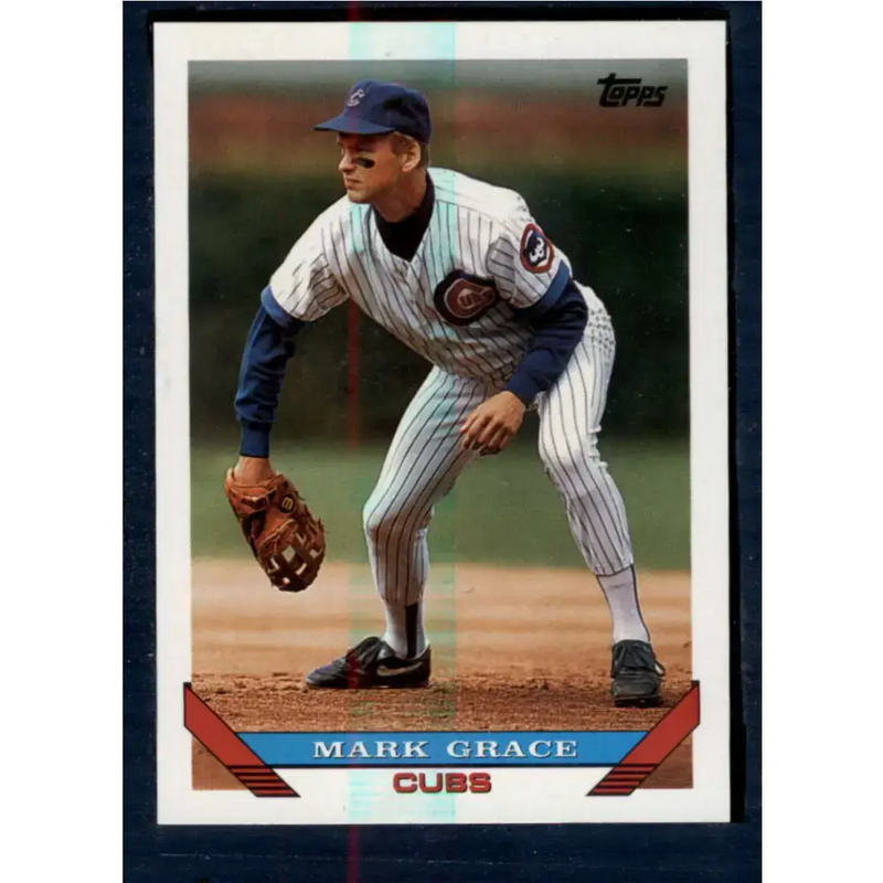 1993 Topps #630 Mark Grace NM-MT Chicago Cubs Baseball Card - Baseball Card Single
