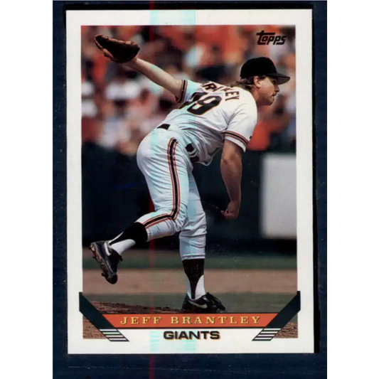 1993 Topps #631 Jeff Brantley NM-MT San Francisco Giants Baseball Card - Baseball Card Single