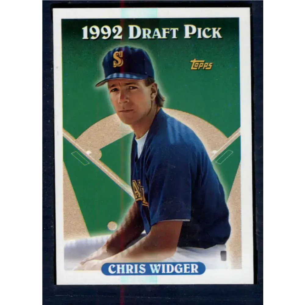 1993 Topps #632 Chris Widger NM-MT RC Rookie Seattle Mariners Baseball Card - Baseball Card Single
