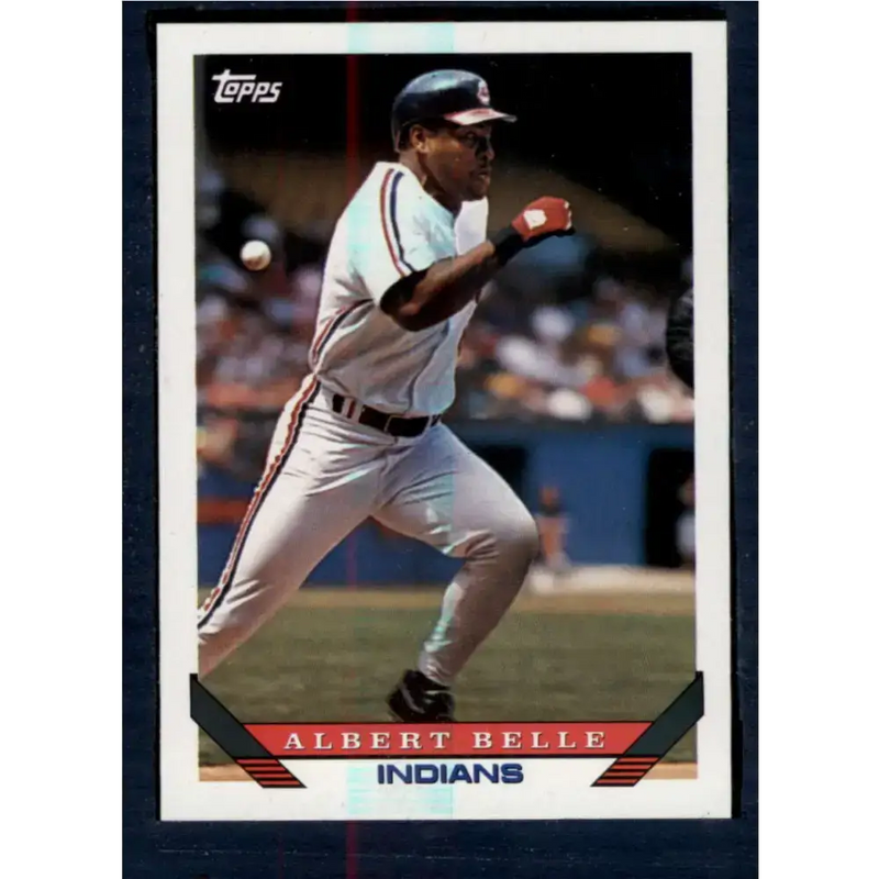 1993 Topps #635 Albert Belle NM-MT Cleveland Indians Baseball Card - Baseball Card Single