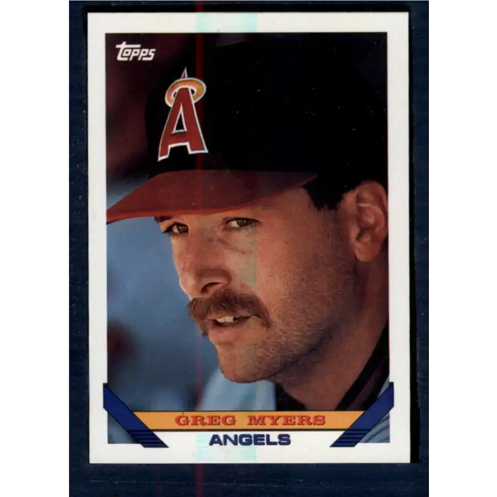 1993 Topps #637 Greg Myers NM-MT California Angels Baseball Card