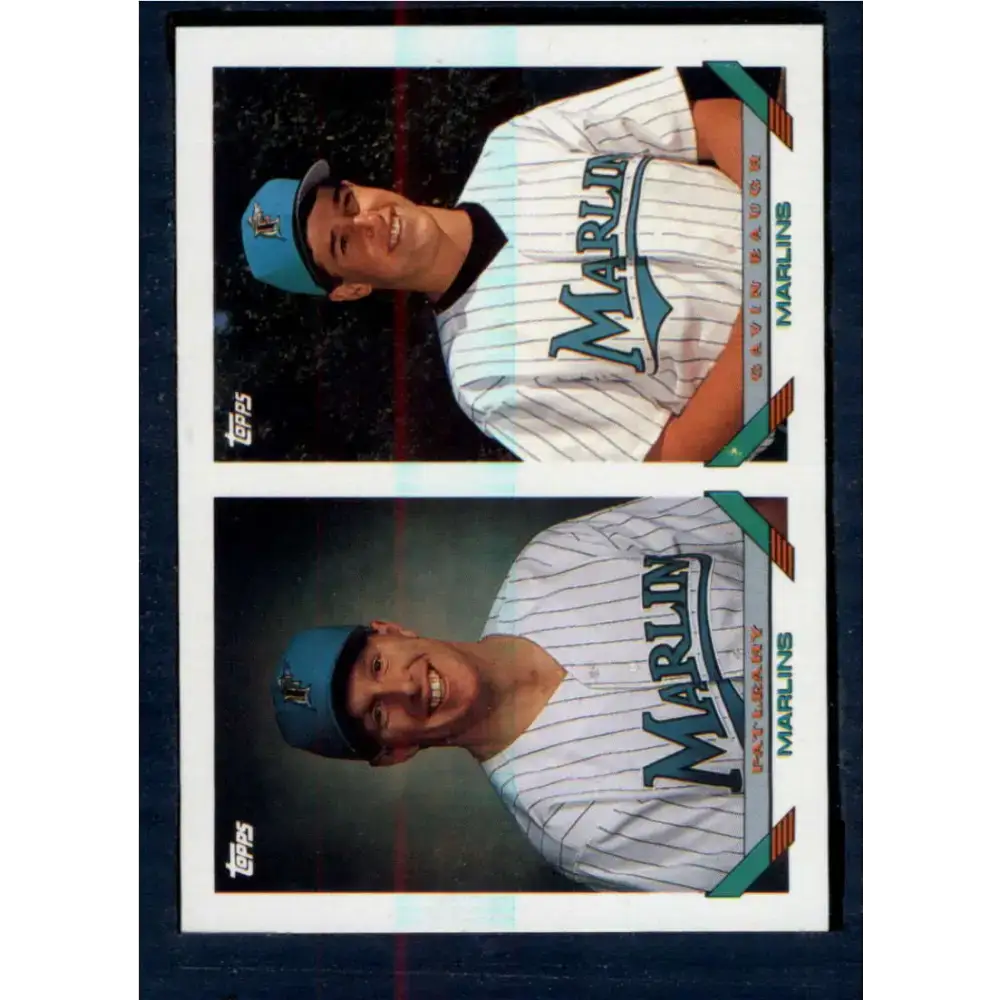 1993 Topps #641 Pat Leahy/Gavin Baugh NM-MT RC Rookie Florida Marlins Baseball Card - Baseball Card Single