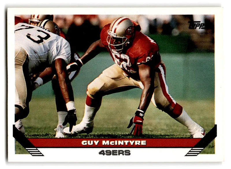 1993 Topps #647 Guy McIntyre - Football Card Single