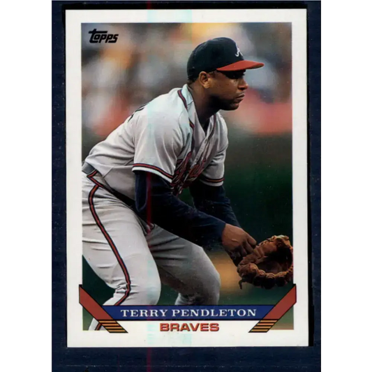 1993 Topps #650 Terry Pendleton NM-MT Atlanta Braves Baseball Card