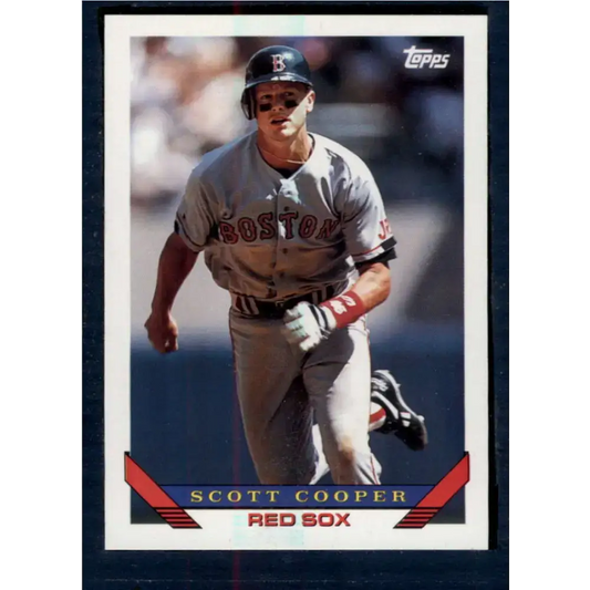 1993 Topps #655 Scott Cooper NM-MT Boston Red Sox Baseball Card - Baseball Card Single