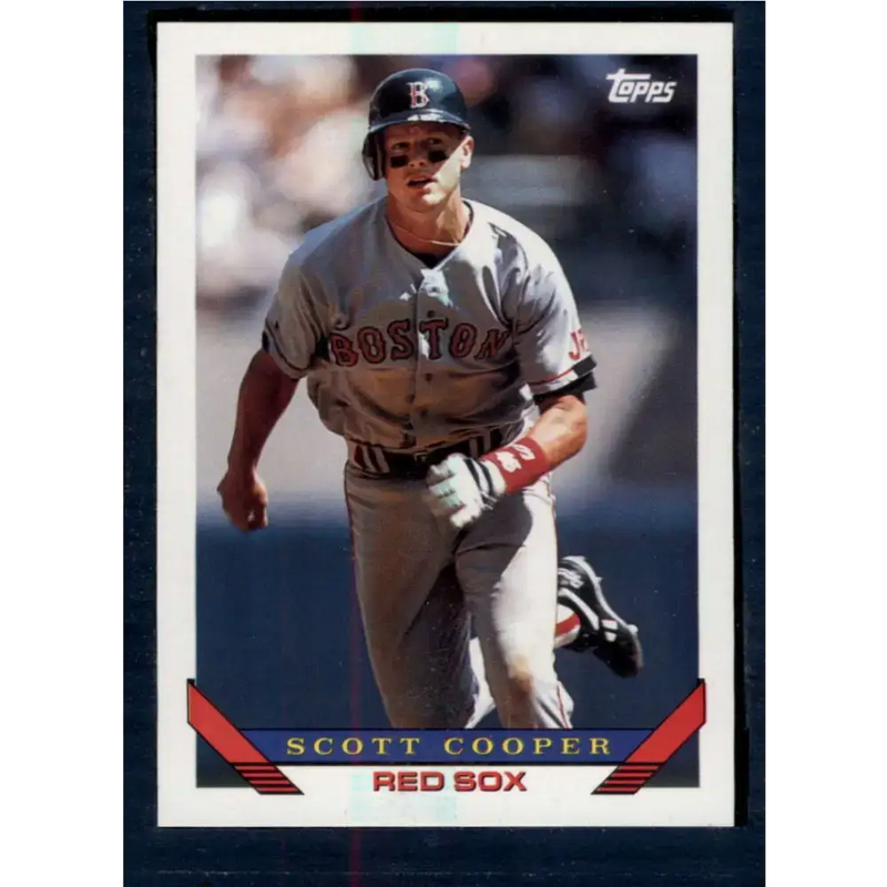 1993 Topps #655 Scott Cooper NM-MT Boston Red Sox Baseball Card - Baseball Card Single