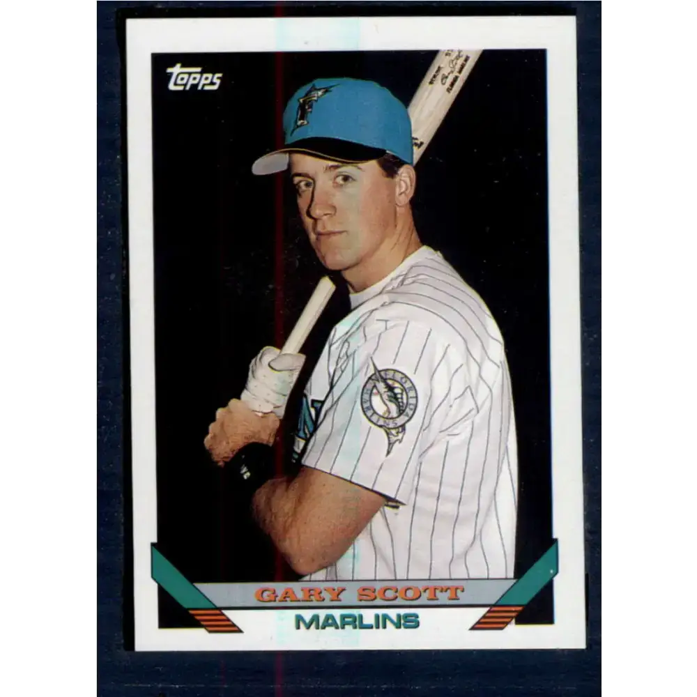 1993 Topps #656 Gary Scott NM-MT Florida Marlins Baseball Card - Baseball Card Single